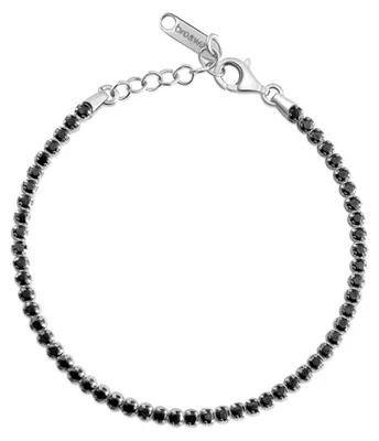 Image de Bracelet tennis avec pierres de zircone Fancy Mystery Black FMB110