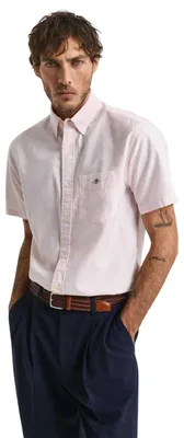 Produktbild von Gant - "Classic" Hemd für Herren, Oxford-Stil, kurzärmlig GT19919 (M) (Pink)
