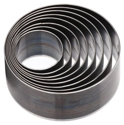 Zdjęcie produktu dla Zestaw Lochstanzer, 8 sztuk, średnica 25-60 mm, stal stopowa, okrągłe, do obróbki skóry