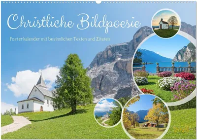 Produktbild von Christliche Bildpoesie 2026 (Wandkalender 2026 DIN A2 quer), CALVENDO Monatskalender