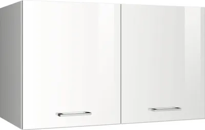 Produktbild von Held Möbel Hängeschrank Mailand BxTxH 100 x 34 x 57 cm weiß hochglanz zerlegt 310.6210