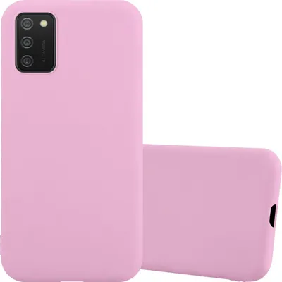 Produktbild von Cadorabo Hülle für Samsung Galaxy A02s Schutzhülle in Rosa Handyhülle TPU Silikon Etui Case Cover