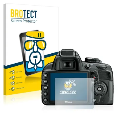 Produktbild von BROTECT Schutzglas für Nikon D3100 Schutzfolie Panzer Folie Glas Display Schutz klar