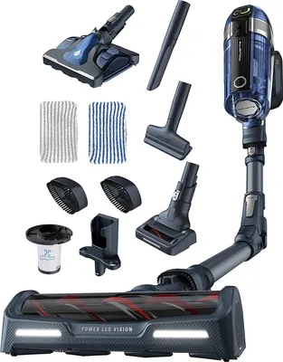 Produktbild von Rowenta X-Force Flex 11.60 Aqua Kabelloser Staubsauger | RH9898WO | Smartes Display mit Kontrollanzeige | 0,9 Liter Staubbehälter | 350 ml Wassertank Fassungsvermögen | Gleichzeitig saugen & wischen