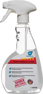 Produktbild von KaiserRein Fleckenentferner 0,5l extrem Oberflächenreiniger Schrank,- Schreibtisch,- Möbelreiniger Fleckentferner Fußbodenreiniger, Boden, Fliese, Stift, Kugelschreiber, Tinte