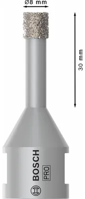 Zdjęcie produktu dla Bosch 2 608 599 040, Dachówka, Bosch, 8 mm, 1 szt.
