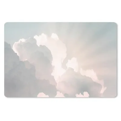 Produktbild von MuchoWow® Schreibtischunterlage Himmel - Wolken - Sonne - Natur 60x40 cm - XXL Mauspad - Großes Mauspad