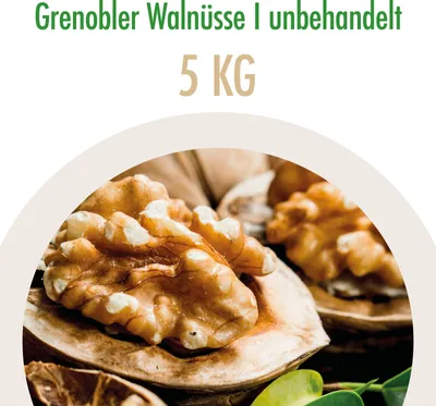 Produktbild von 5 Kg. Walnüsse mit Schale, aus Frankreich (Grenobler)