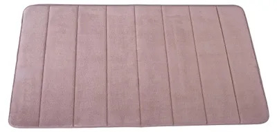 Produktbild von Brielle Hellgrau Badteppich - Saugfähiger Rutschfester Badvorleger - 40x60 cm