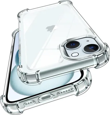 Produktbild von Hülle für Apple iPhone 15 Silikon Case Schutzhülle Handyhülle Transparent Durchsichtig
