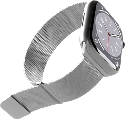 Produktbild von Puro Milanese Armband Apple Watch 38/40/41mm silber