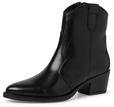 Immagine prodotto di Tamaris, stivaletto in pelle da donna, nero
