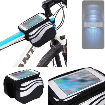 Produktbild von K-S-Trade Rahmentasche Fahrrad-Halterung kompatibel mit Vivo iQOO Neo9s Pro+ Rahmenhalterung Fahrrad Handyhalterung Fahrradtasche Handy Smartphone