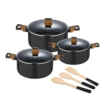 Produktbild von Topfset Bergner Earth 9 Stücke