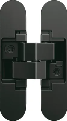 Obrázok produktu pre Anselmi skrytý dverový záves AN1603D - skrytý záves pre dvere do 60 kg - 3D nastaviteľný - 180 stupňov, tlakovo liaty zinok čierny
