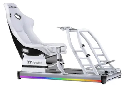 Image de Thermaltake GSC-R50-CPASWH-01 Thermaltake Racing Simulator Cockpit GR500 "Snow" White retail (Speditionsversand)