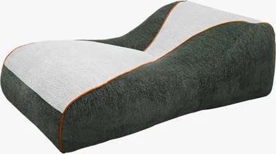 Zdjęcie produktu dla Fotel wypoczynkowy w kolorze szałwiowej zieleni 165 cm