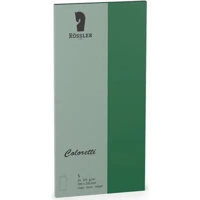 Produktbild von Doppelkarte Coloretti DL hoch VE=5 Stück Forest