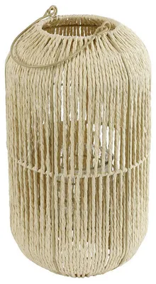 Produktbild von Countryfield Windlicht Dekoration weiß Kunststoff LED 22x23x39cm