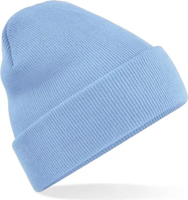 Productafbeelding van Jumada's - Beanie - Muts - Wintermuts - Winteraccessoire - Koude hoofdpijn - Lichtblauw