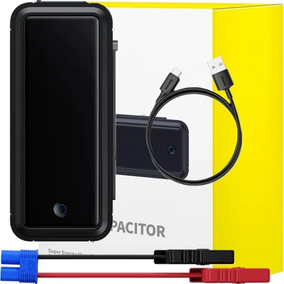 Immagine prodotto di Avviatore di salto Z Super condensatore Baseus Super Energy Mega Series Bs-Ch007 3000A 12V Usb-C / Ec8 / Dc - Szary