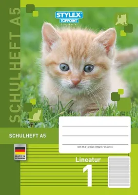 Produktbild von Schulheft DIN A5 Lineatur 1 liniert 1. Schuljahr