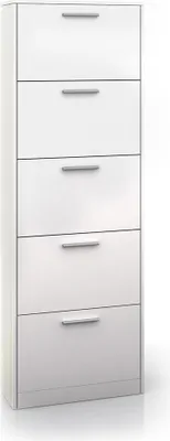Produktbild von Vicco Schuhkipper Gizmo, 59 x 169.5 cm, Weiß/Weiß