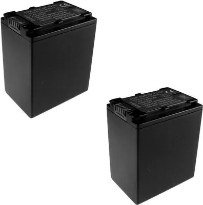 Produktbild von 2x Trade-Shop Li-Ion Akku 7,4V 3200mAh für Sony CX Serie HDR-CX116E, HDR-CX155E, HDR-CX305E, HDR-CX350E, HDR-CX350VE, HDR-CX130, HDR-CX130E, HDR-CX130EB, HDR-CX130ER, HDR-CX130ES, HDR-CX130EL, HDR-CX160