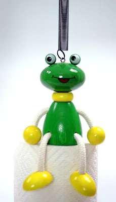 Produktbild von Holzspielzeug Schwingfigur Frosch BxLxH 100x70x120mm NEU