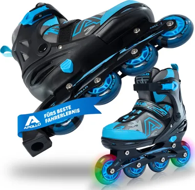 Produktbild von Apollo Champion, größenverstellbare Inline Skate - Blau - Größe S (31-34)