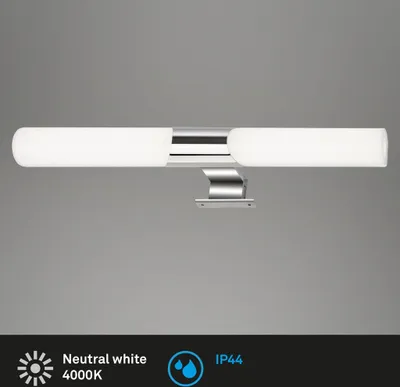 Produktbild von LED Bad-Spiegelleuchte, chrom, LED/12W