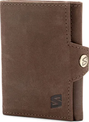 Produktbild von SERASAR | Geldbörse aus Rindsleder [Genius] mit Braun Leather | Farbe: Braun | Länge: 9cm