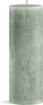 Produktbild von Bolsius Rustik Stumpenkerze Jade Grün 190/68mm