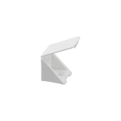 Produktbild von HENKE Schrankverbinder Corner 3, mit Klappe und 2 Senkbohrungen ø 4,5 weiß