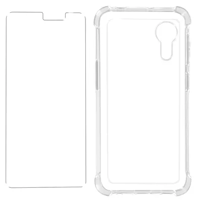 Produktbild von Avizar, Schutz-Set, Hülle + Schutzfolie für Samsung Galaxy Xcover 5, Transparent