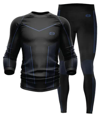 Produktbild von Sir Safety Acacia Thermounterwäsche Set nahtlos schwarz 2-teilig, XL, Schwarz