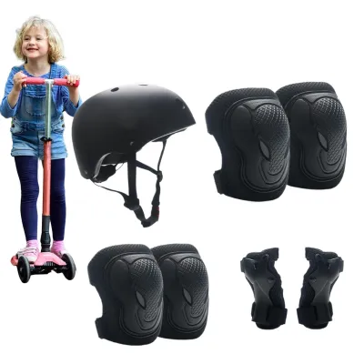 Produktbild von Verstellbarer Skateboardhelm und Schutzset für Kinder