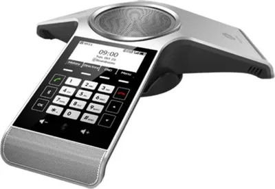 Produktbild von Yealink CP930W, IP-Konferenztelefon, Tasten, Silber, LCD, 7,87 cm (3.1"), 248 x 120 Pixel