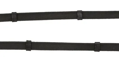Immagine prodotto di Covalliero redini in gomma AntiSlip nero 1,5 cm