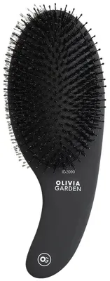 Zdjęcie produktu dla Szczotka ogrodowa Olivia Garden z włosia dzika i nylonu, matowa, czarna