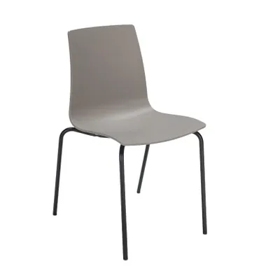 Produktbild von Esszimmerstühle mit Schwarzen Metallbeinen Modern Grandsoleil Candy - Grau
