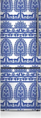 Produktbild von Kühlschrankmagne Kühlschrank Magnetfolie Dekoration 60x190 cm - Papierkurpie.