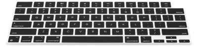 Produktbild von kwmobile Silikon Tastaturschutz für Apple MacBook Pro 14" (2021) A2442 - QWERTY US Keyboard Cover Abdeckung - Schwarz