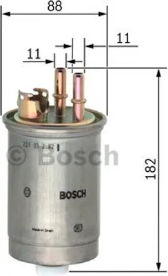 Produktbild von Bosch Kraftstofffilter  0 450 906 452