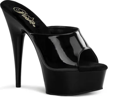 Produktbild von DELIGHT-601 Damen Slipper von Pleaser, Schwarz  , EU 40, US 10