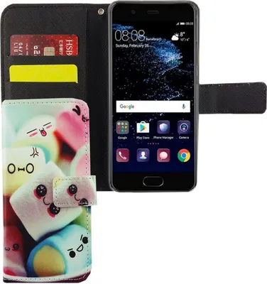 Produktbild von Handyhülle Tasche für Handy Huawei P10 Schriftzug Marshmallows