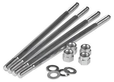 Immagine prodotto di Bulloni di fissaggio Polini M7, lunghezza 158 mm, confezione da 4 pezzi, compatibili con Vespa 125 ETS, PK, Primavera 2T, ET3 2T