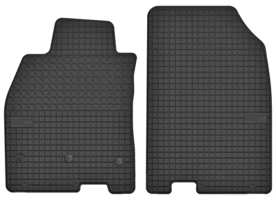 Image de Tapis avant en caoutchouc pour Renault Megane III 2008-2015 (hayon/coupé/Grandtour/break) – 2 pièces, noirs, sur mesure