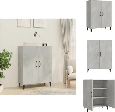 Produktbild von vidaXL Sideboard Betongrau 70x34x90 cm Holzwerkstoff -  Sideboards