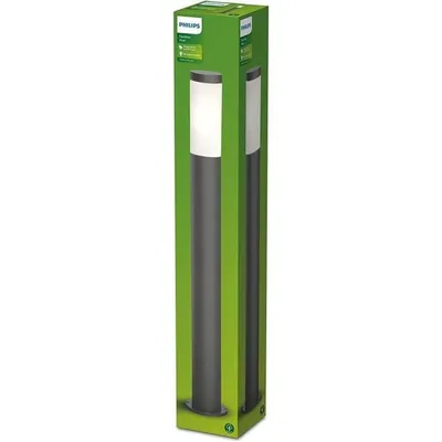 Obrázek produktu pro Philips Stojanové svítidlo Utrecht, 20 W E27, bez žárovky, Venkovní sloupkové osvětlení, Antracit, Kov, IP44, Terasa, Zahrada, I